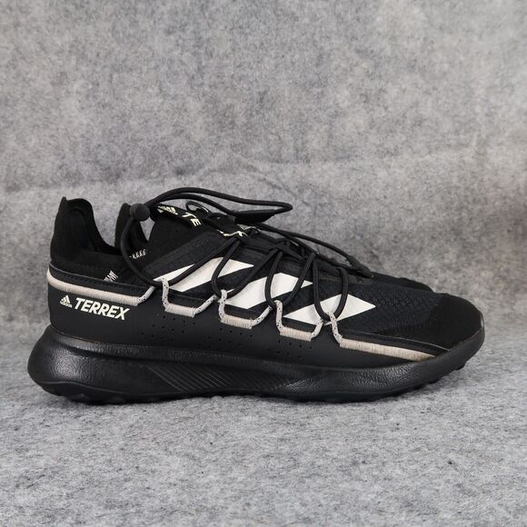 Adidas Shoes Mens 10.5 Sneakers Terrex Voyager 21 Athletic Trainer Running Black - Picture 2 of 16